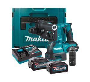 Rotomartillo Inalámbrico 40v max XGT de 28 mm Adaptado para brocas SDS-PLUS Makita HR002GM201