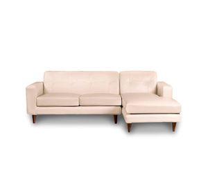 SOFA CHAISELONG DER SALERNO PU BEIGE