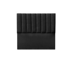Respaldo de Cama Tubular Vertical Lino Grafito - 1.5 Plaza