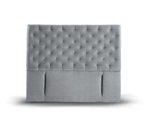 RESPALDO BRESCIA TELA GRIS KING