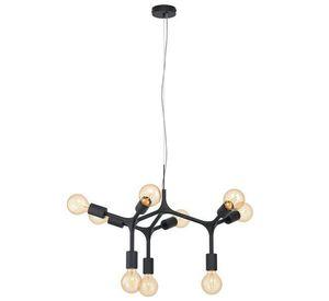 Lámpara Colgante Bocadella Negro 9X60W E27 Cod98346