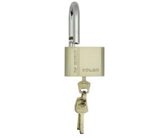 CANDADO 60 MM SPLON TOP SECURITY PADLOCK CON 4 LLAVES PLOMO EN BLISTER DOBLE