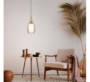 LAMPARA COLGANTE RAZONI ACERO NEGRO E27 1X60W IP20 COD.206312