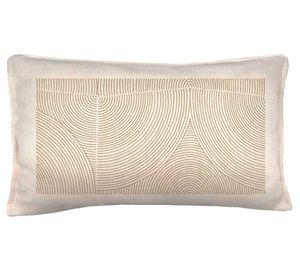 Cojín 50x30 cm Taupe 2 crudo