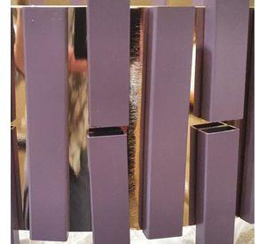 Lampara Colgante Cristal K9 purpura Metal 12 Soquetes E14