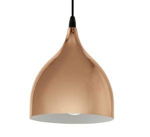 LÁMPARA COLGANTE COBRE E27 1X60W