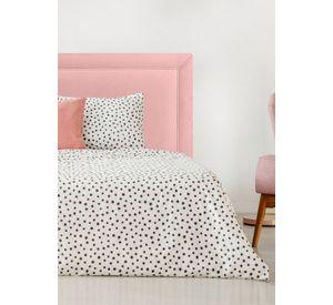 Respaldo de Cama Flat Frame Vivo Felpa Rosado Claro - Super King