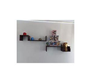 Repisas Flotantes Modernas Modelo 5 Set de 2 Repisas Marrón Oscuro