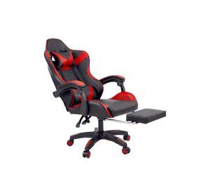 Silla Gamer Oficina Ajustable Reclinable Roja