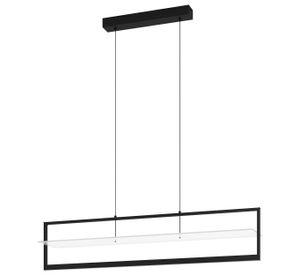 Lámpara Colgante Farneta Acero Negro LED 2X15W cod.390024