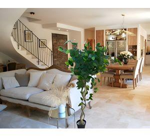 Planta Artificial Realista Arbol Ficus Trenzado 120cm Jhn