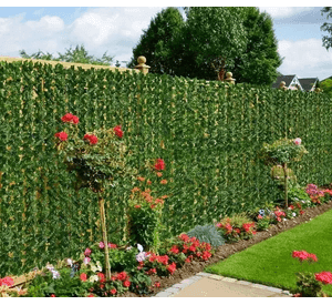 Malla hojas tupidas 3 uds 1x3m decoración