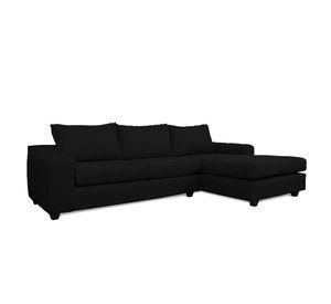 Seccional Kandra Chenille Tipo Lino Negro