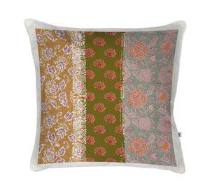 Cojín decorativo Boheme Berta 3 velvet multicolor 60x60 cm