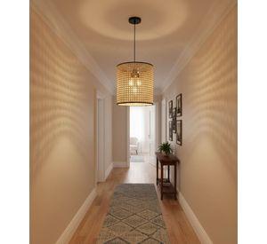 Lámpara Colgante Decorativa Elegante Natural Moderna Jhn