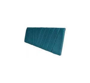 Respaldo Elegante 1 Plaza Capitone 105x60 CM Turquesa Felpa