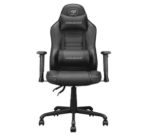 Silla Gamer Profesional Cougar Fusion S Black Reclinable 130 Color Negro