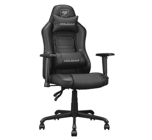Silla Gamer Profesional Cougar Fusion S Black Reclinable 130 Color Negro