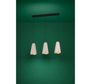 Lampara Colgante Tollerica Acero E27 3x40W IP20 Cod390364