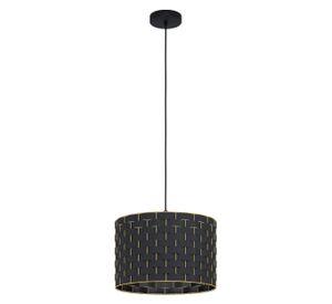 Lámpara Colgante Marasales Acero Negro DM380 1X40W, E27, IP20 Cod.99524