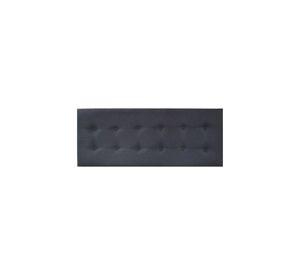 Respaldo Elegante King Capitone 180x60 CM Gris Oscuro Lino