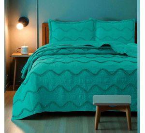 Cubrecama Y Fundas Con Faralado Dos Plazas Dormitorio 1