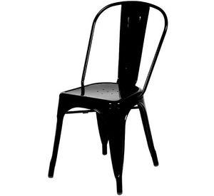 Silla Tolix Negro Brillante X4