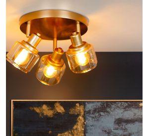 Lámpara de Techo Direccional Bjorn Dorado 3xE14