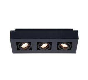 Lámpara de Techo Direccional Xirax Negro 3xGU10