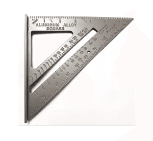 Transportador  Regla Triangular Aleación De Aluminio B2