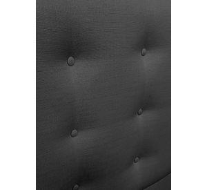 Respaldo de Cama Botoné Premium Lino Grafito - 2 Plazas