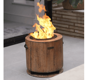 Ecofuego Breinz Tronco simil madera
