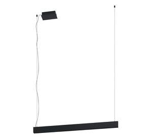 LAMPARA DE COLGAR TERMINI ACERO NEGRO LED 31,5W COD.39486