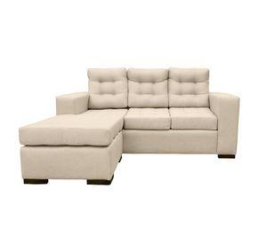 Seccional Antu Felpa Beige  3 Cuerpos