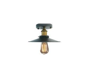 Lámpara Techo Vintage Decoración Retro Soquete E27 Negro