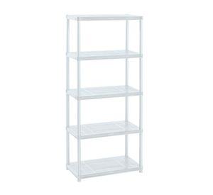 Estante Repisa Rack plastico 5 Niveles 71x38x170cm Rimax