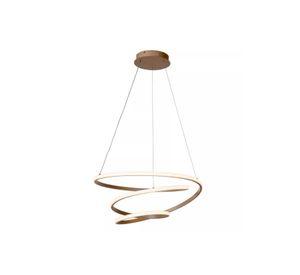 LAMPARA COLGANTE ESPIRAL LED REGULABLE Ø51cm 40W CCT (2700K,4000K)