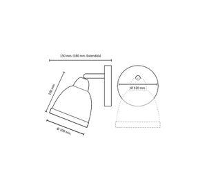 Foco Sobrepuesto Mavat Natural E14