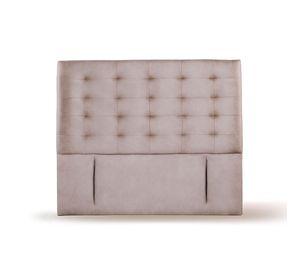RESPALDO NAPOLES CUERO GRIS 2 PZA