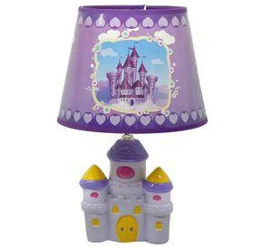 LAMPARA VELADOR INFANTIL CASTILLO MORADO E27 1X40W