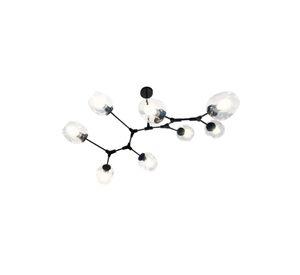 Lámpara Colgante Zincir Negro 8 Luces E27