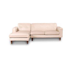 SOFA CHAISELONG IZQ SALERNO PU BEIGE