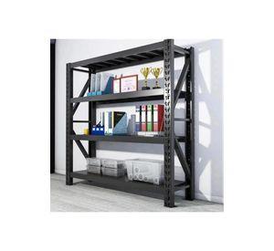 Estante Metálico Rack  200x200x60 Negro 800kg