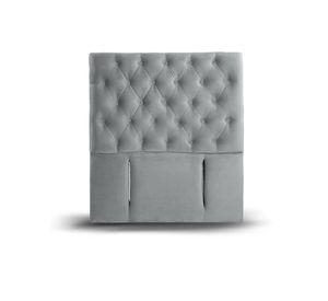RESPALDO FLORENCIA TELA GRIS 1 1/2 PZA