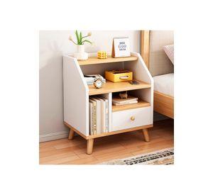 Velador 2 niveles 1 cajon 40x30x53cm Chic Home