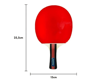 Set Par Paleta Raqueta Ping Pong + 3 Pelotas + Estuche #1