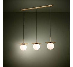 LAMPARA DE COLGAR ARENALES DORADO E27 3X40W IP20 COD.39953