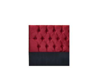 Respaldo 2 Plazas Piso Capitone Premium 150x140 CM Burdeo Felpa