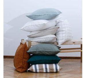 Funda de Almohada Lino 50x70 cm Aqua