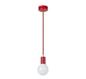Lámpara Colgante Soquet Rojo
